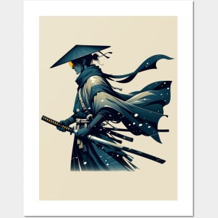 Blue Eye Samurai Vintage Style Posters and Art